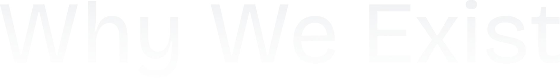 Why We Exist